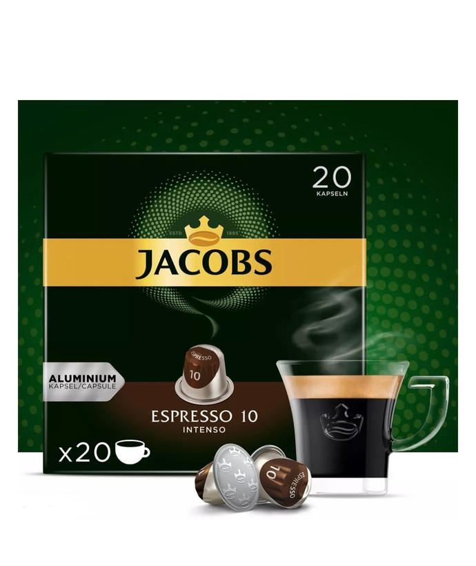 کپسول قهوه جاکوبز اسپرسو اینتنسو 20 عددی | Espresso Intenso کپی