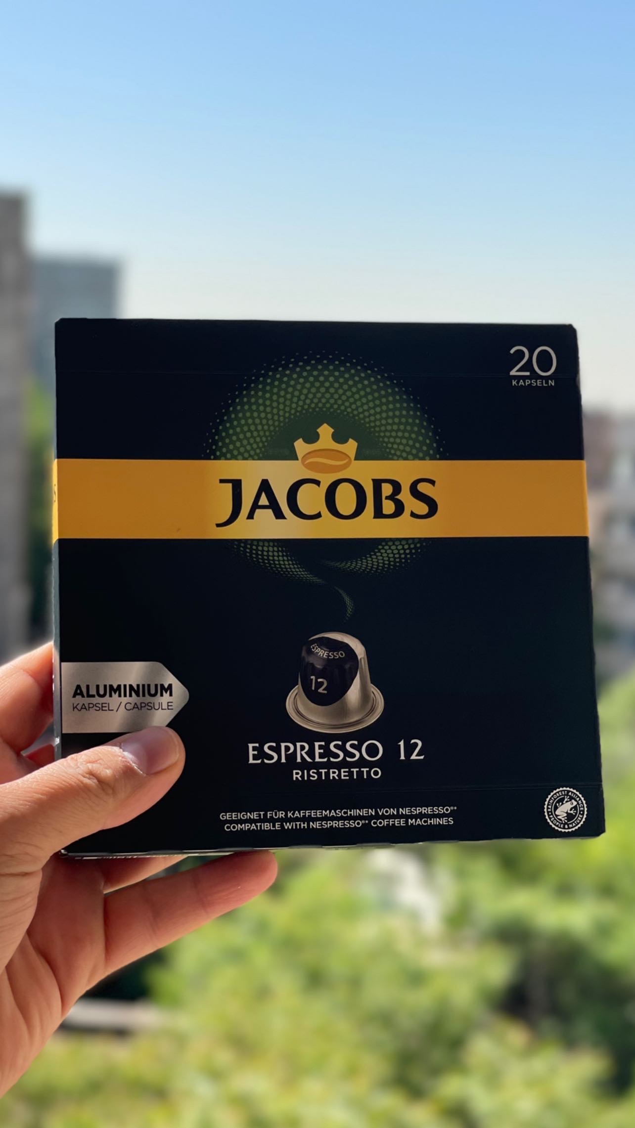 کپسول قهوه جاکوبز اسپرسو ریسترتو 20 عددی | Espresso Ristretto